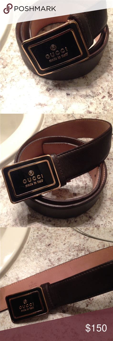 vintage mens gucci belt